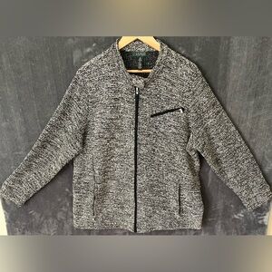 LAUREN Ralph Lauren Women’s 3x Knit Full Zip Sweater Jacket